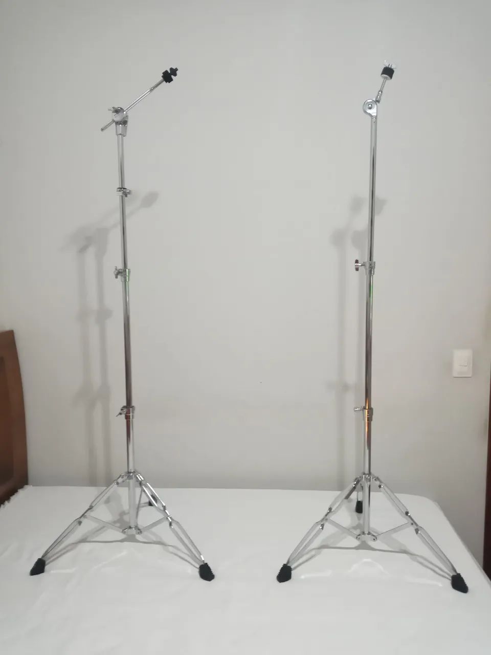 Maquina chimbal top roland clamp pedal nagano estante caixa pandeirola - Foto 6
