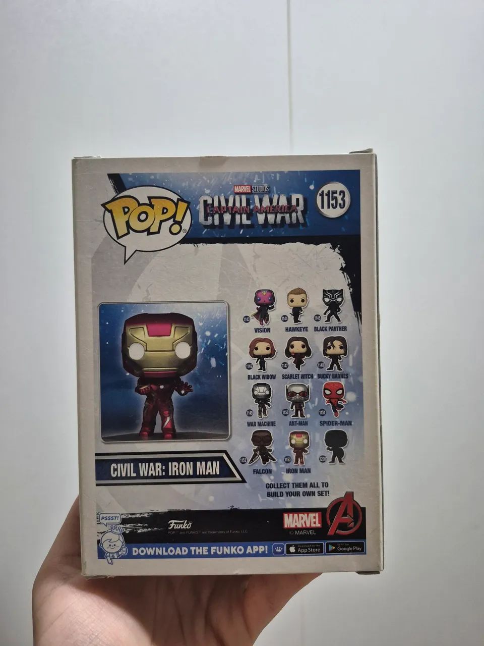 Funko Pop 1153 Civil War Homem de Ferro Marvel - Foto 3