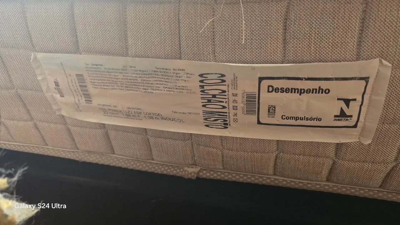 URFENTE Cama box casal. Colchão ortopédico excelente - Foto 4