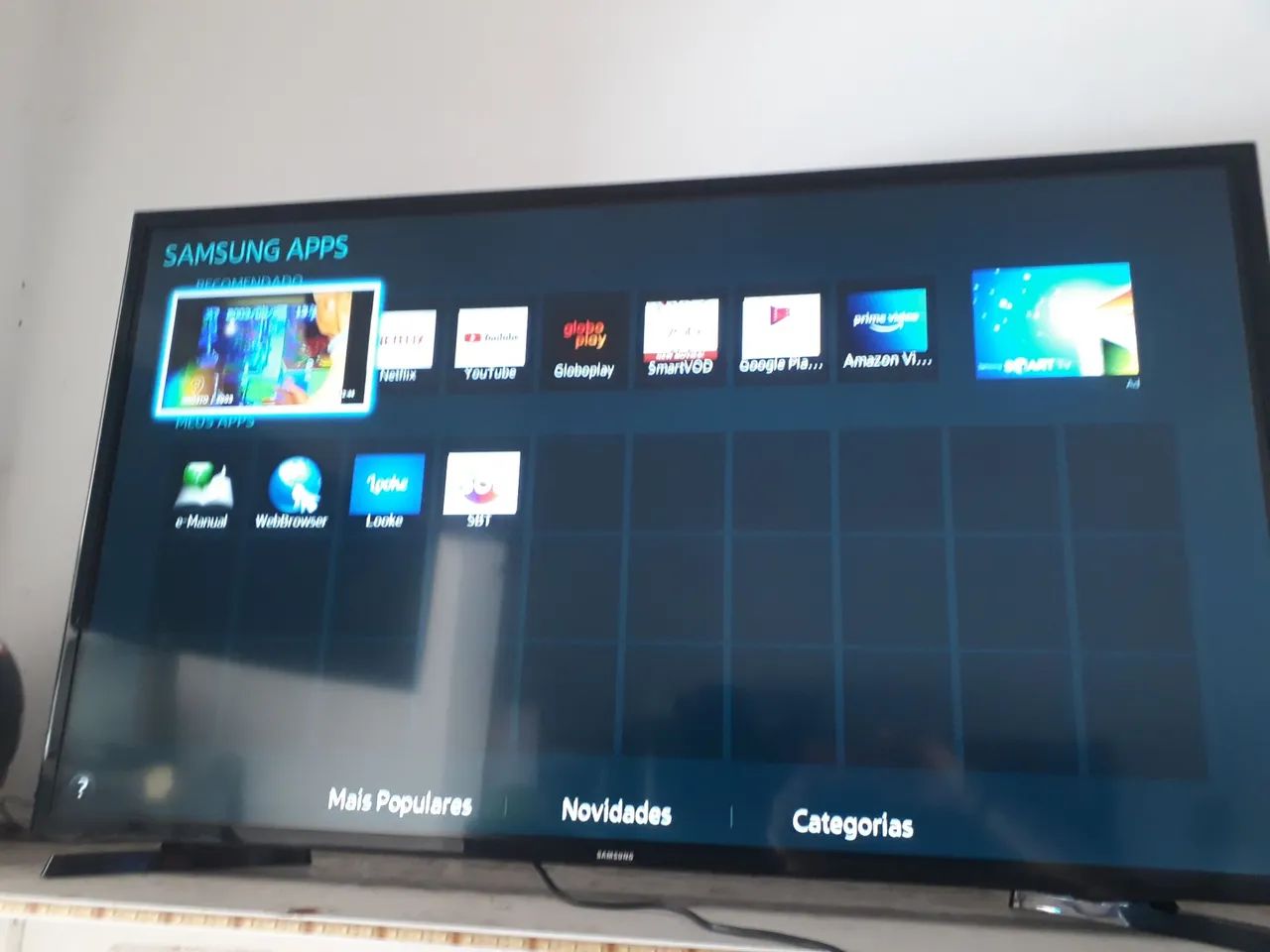 Vendo TV Samsung 48 polegadas smart completa - Foto 2