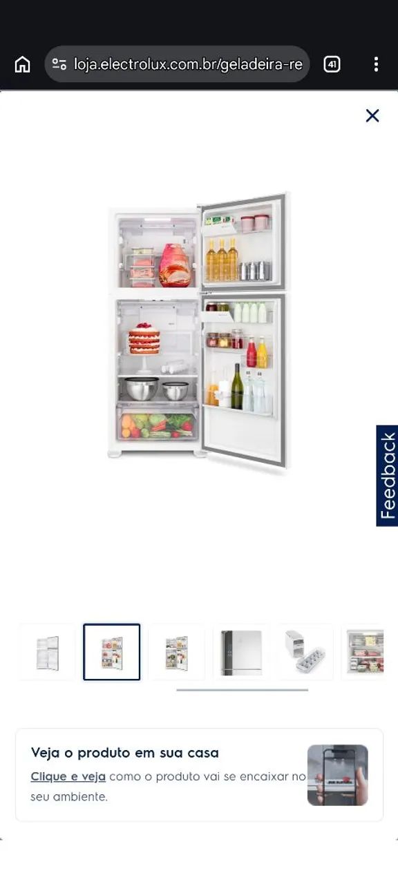 Geladeira Eletrolux Frost Free 
