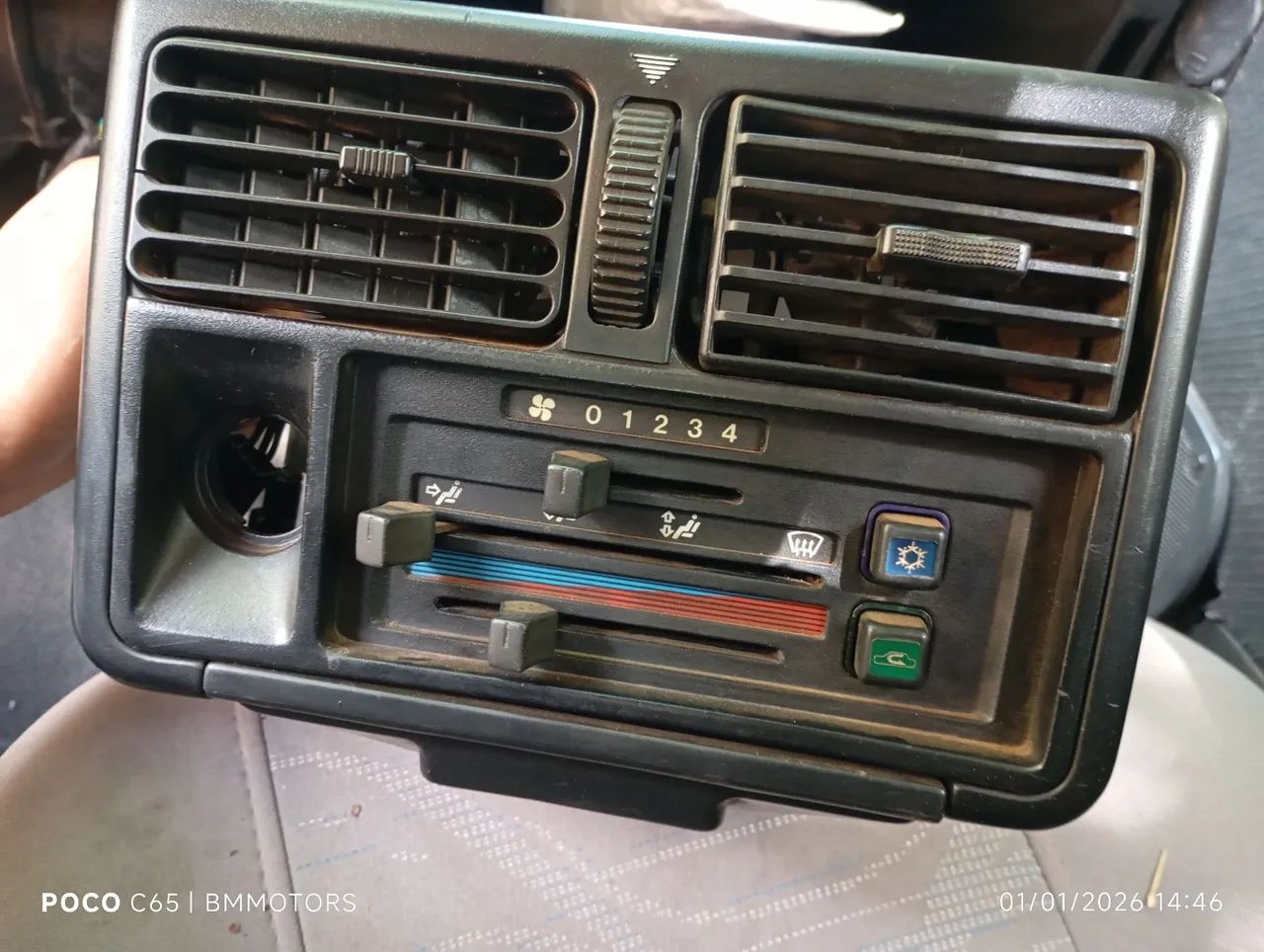 Comando ar do Fiat premio 