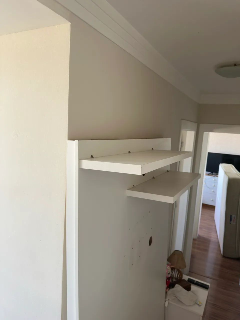 Painel para TV - Branco sala - Foto 4