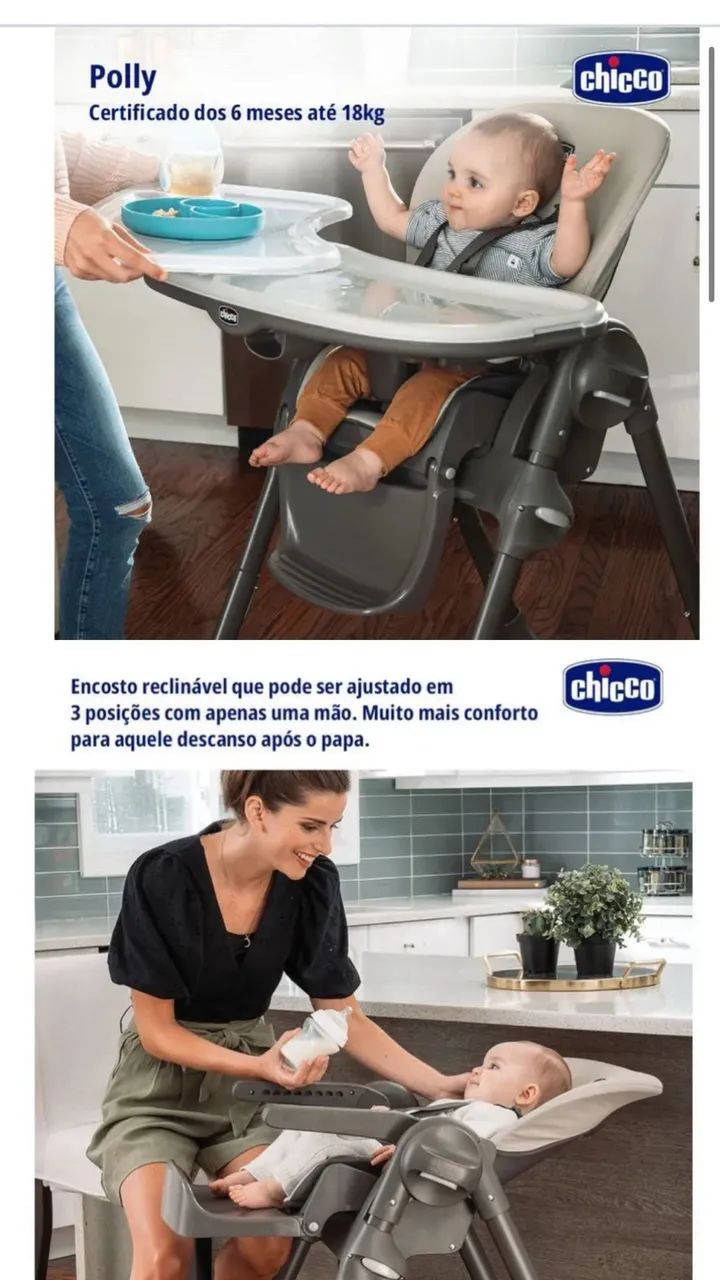 Cadeira de alimentação Chicco  - Foto 2