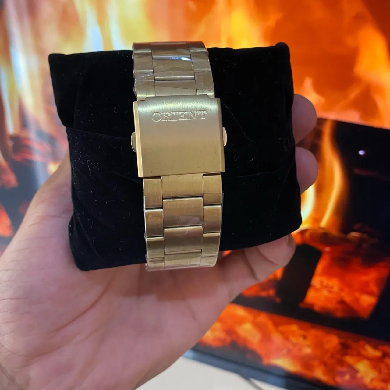 Relógio Orient Masculino ORIGINAL Dourado |Moderno| Sofisticado puro luxo - Foto 4