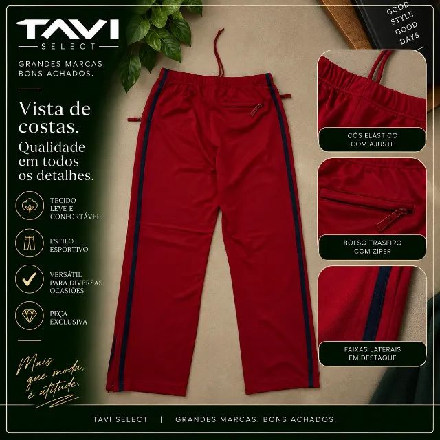 Calça GAP Esportiva Vermelha - Foto 2