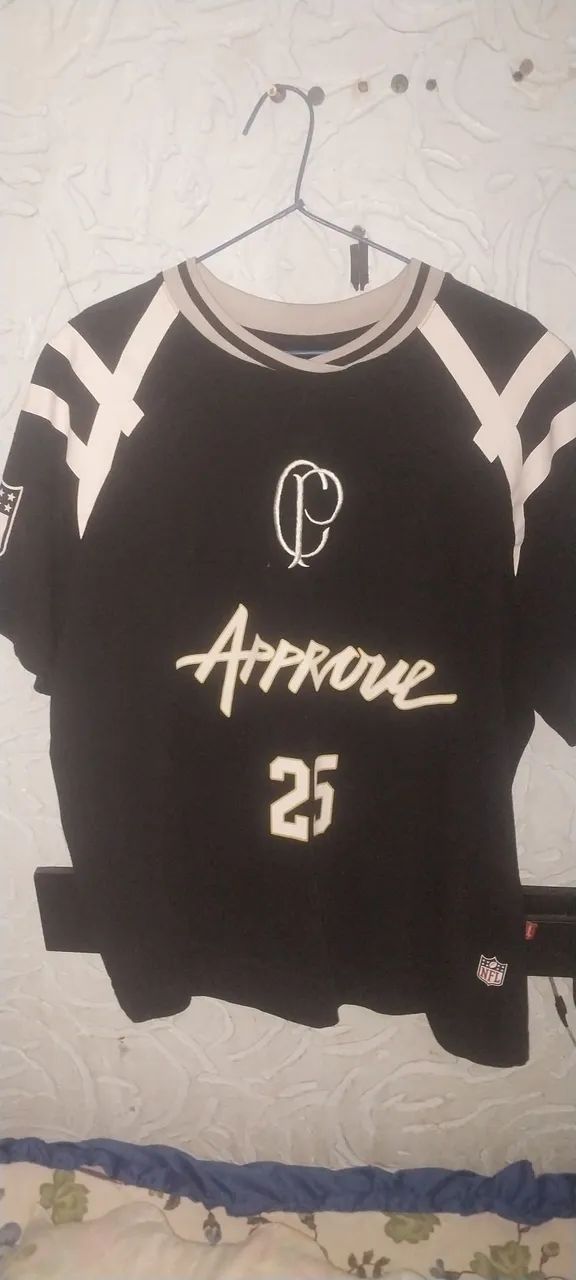 camisa corinthians NFL approve  TAM -G - Foto 2
