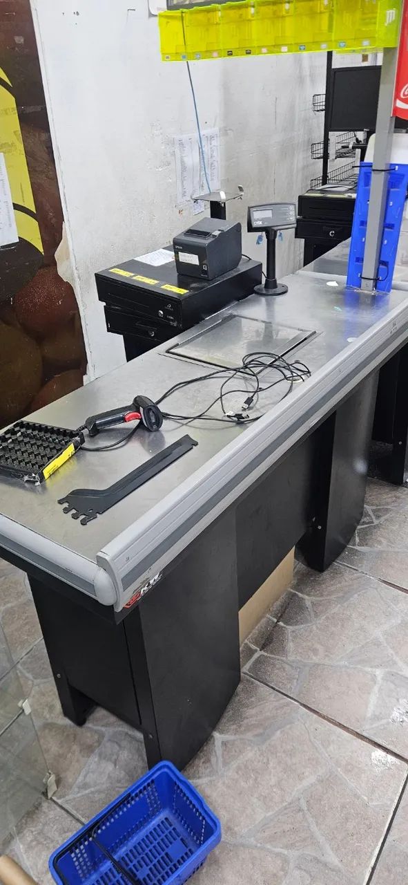 Caixa checkout para mercado