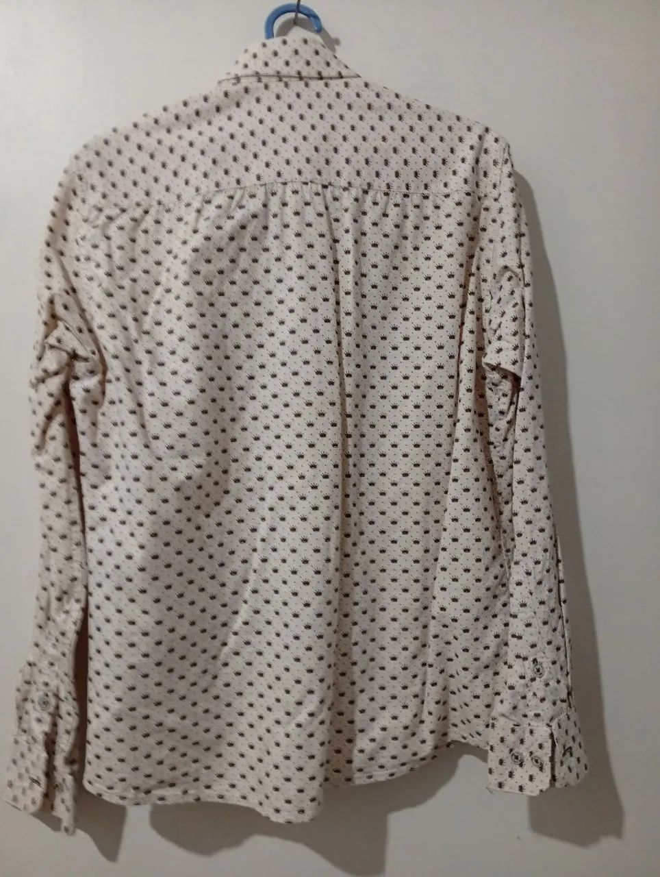 Camisa social mangá longa 38/40 - Foto 3