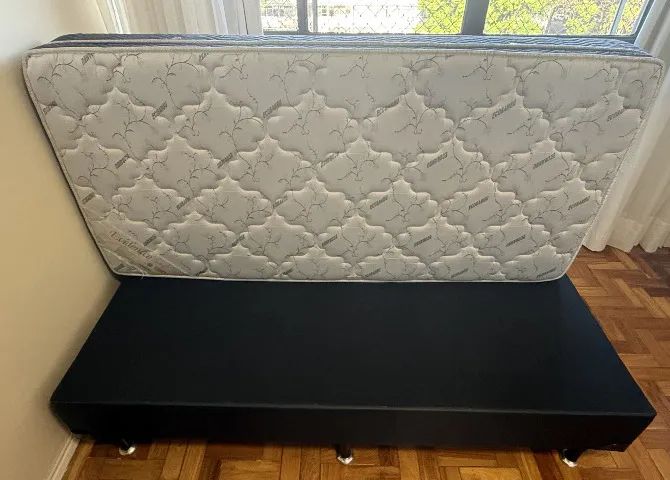 Cama Box Solteiro Ortobom Evidence (Molas) - Excelente Estado - Foto 2