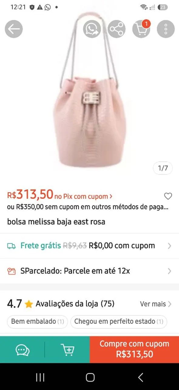 Bolsa Melissa Original  - Foto 5