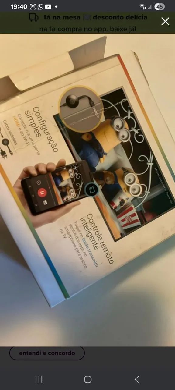 Chromecast 3 geração 4k - Foto 2