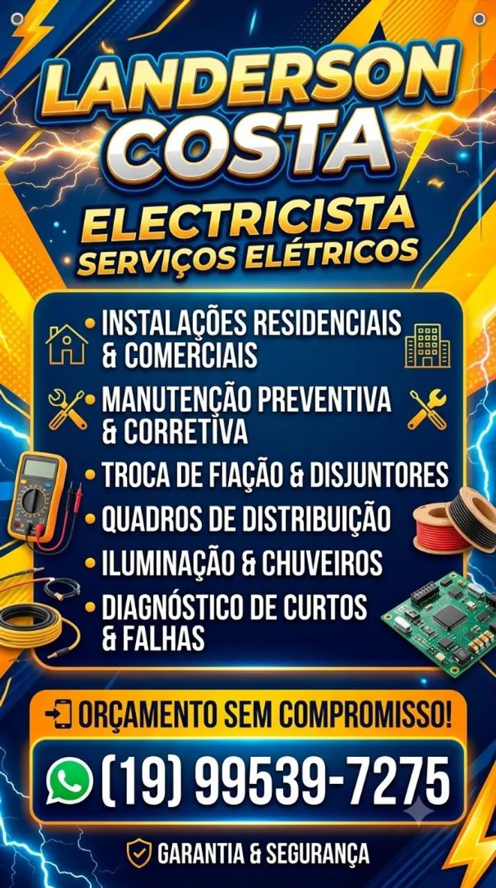 Eletricista instalador 