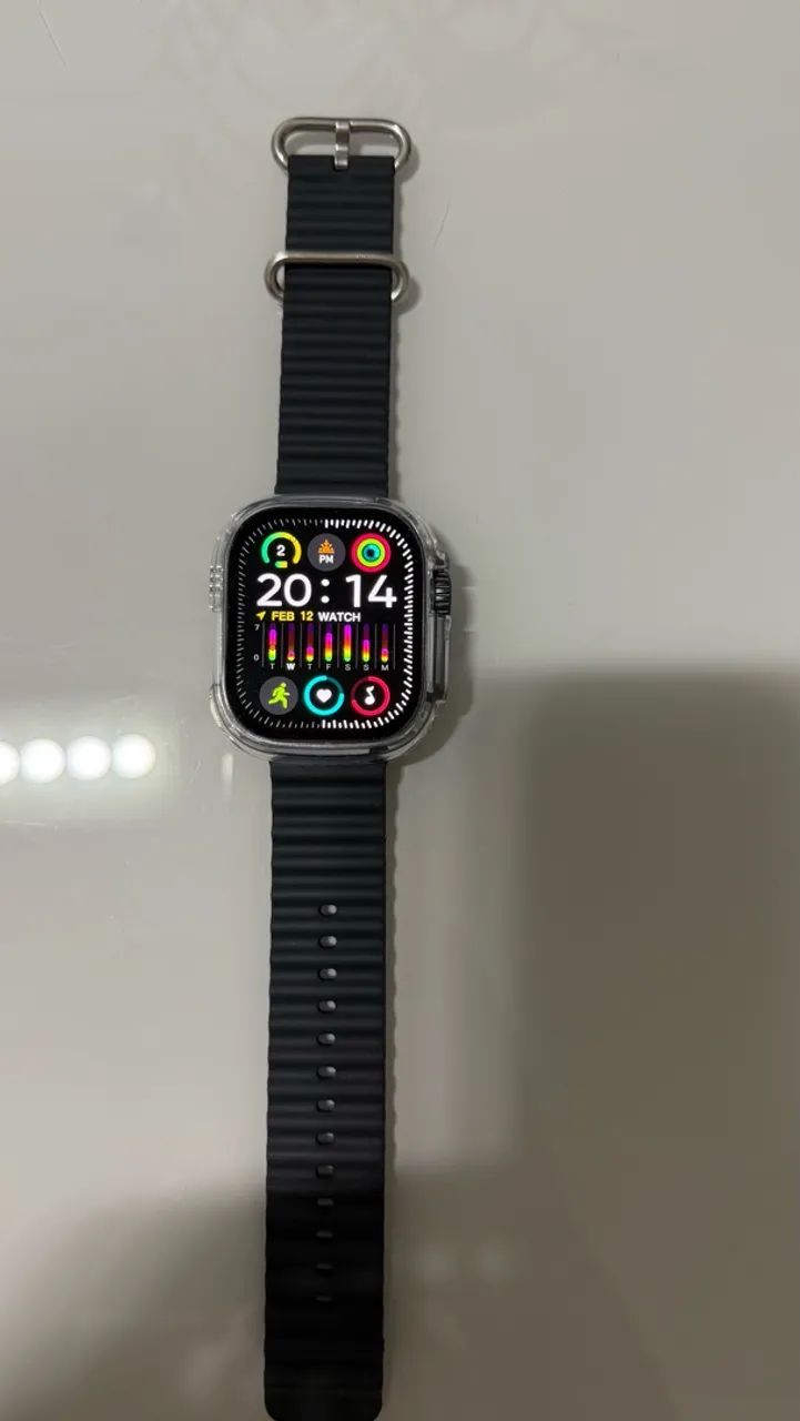 Smartwatch Microwear Ultra AI 3 - Com câmera, chip, caixa e 3 pulseiras - Foto 2