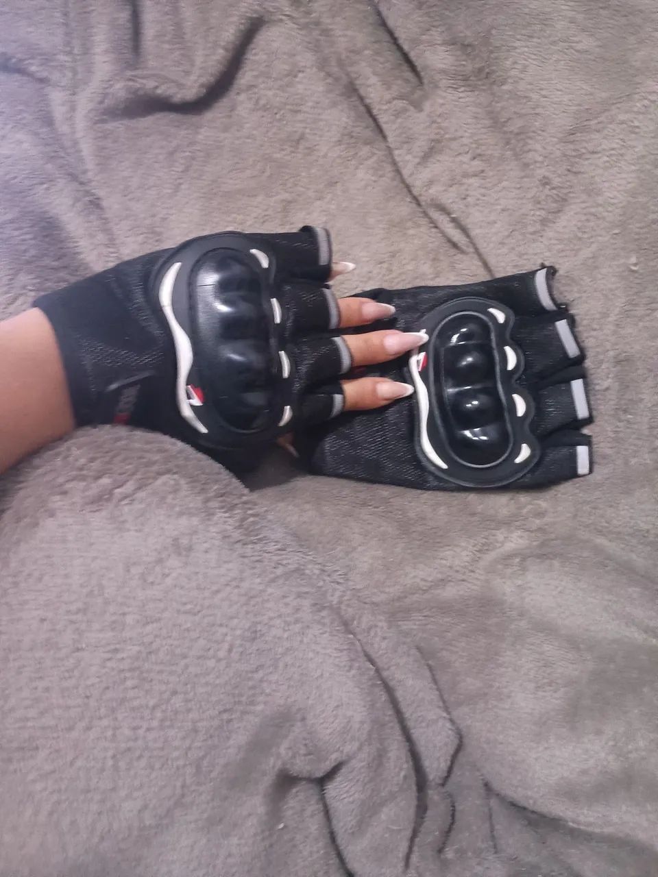 Luva meio dedo esportiva 