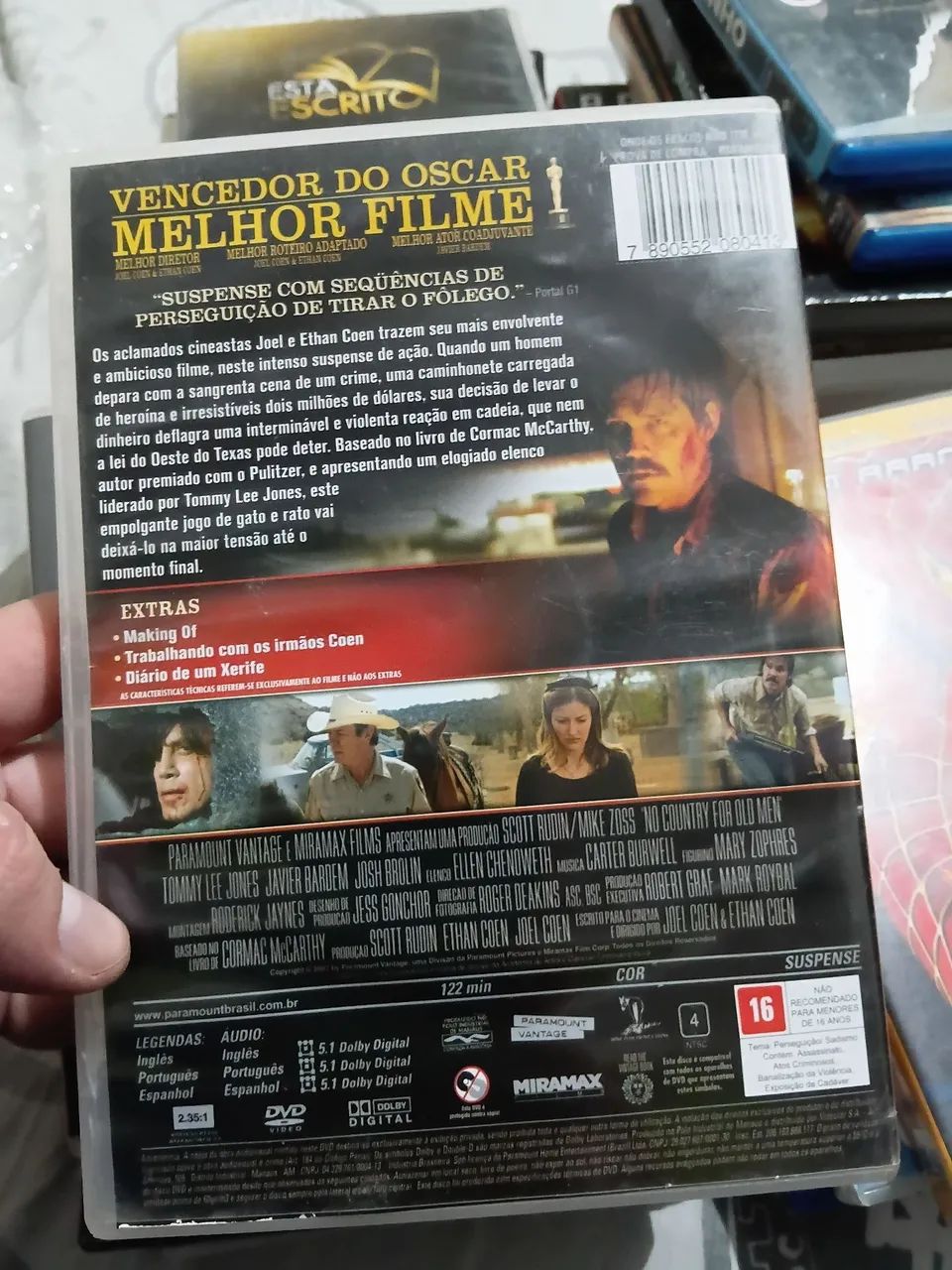 Dvd filme  onde os fracos nao tem vez - Foto 2