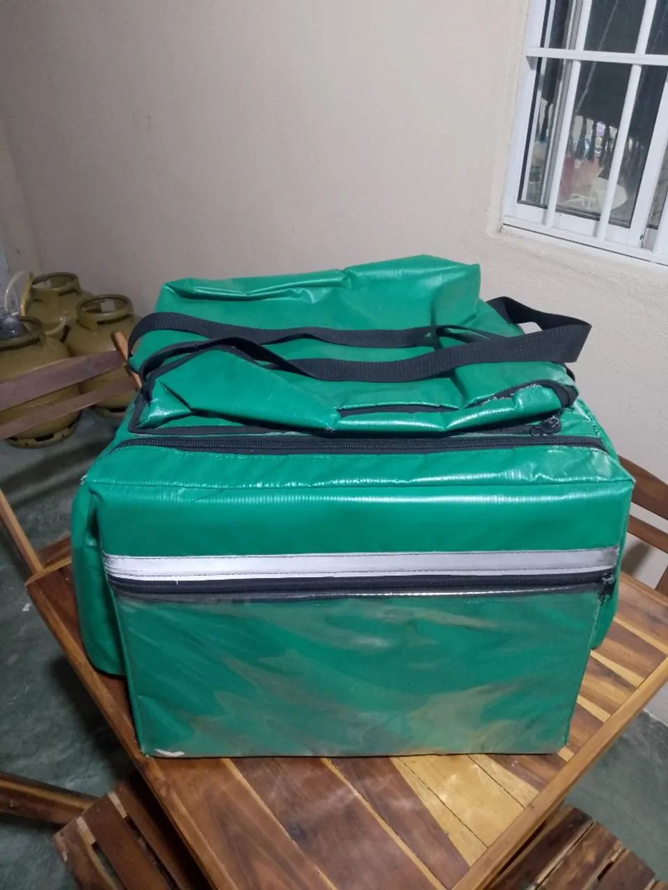 Bag verde impermeável