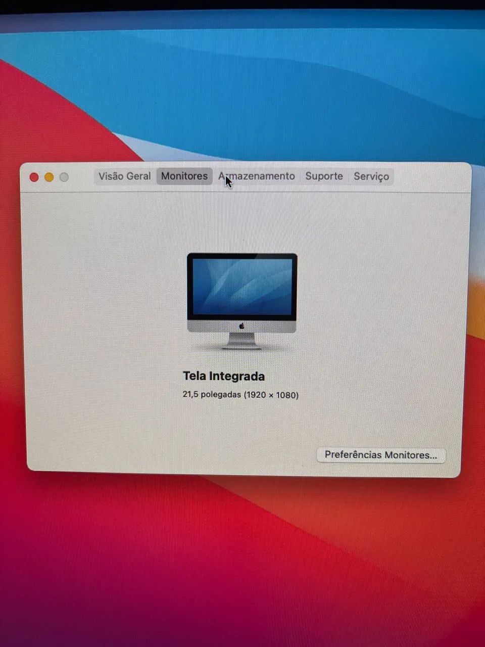 iMac 21.5" 2015 i5-5575 2.80GHz 8GB RAM 500 GB SSD MacOS Big Sur - Foto 6
