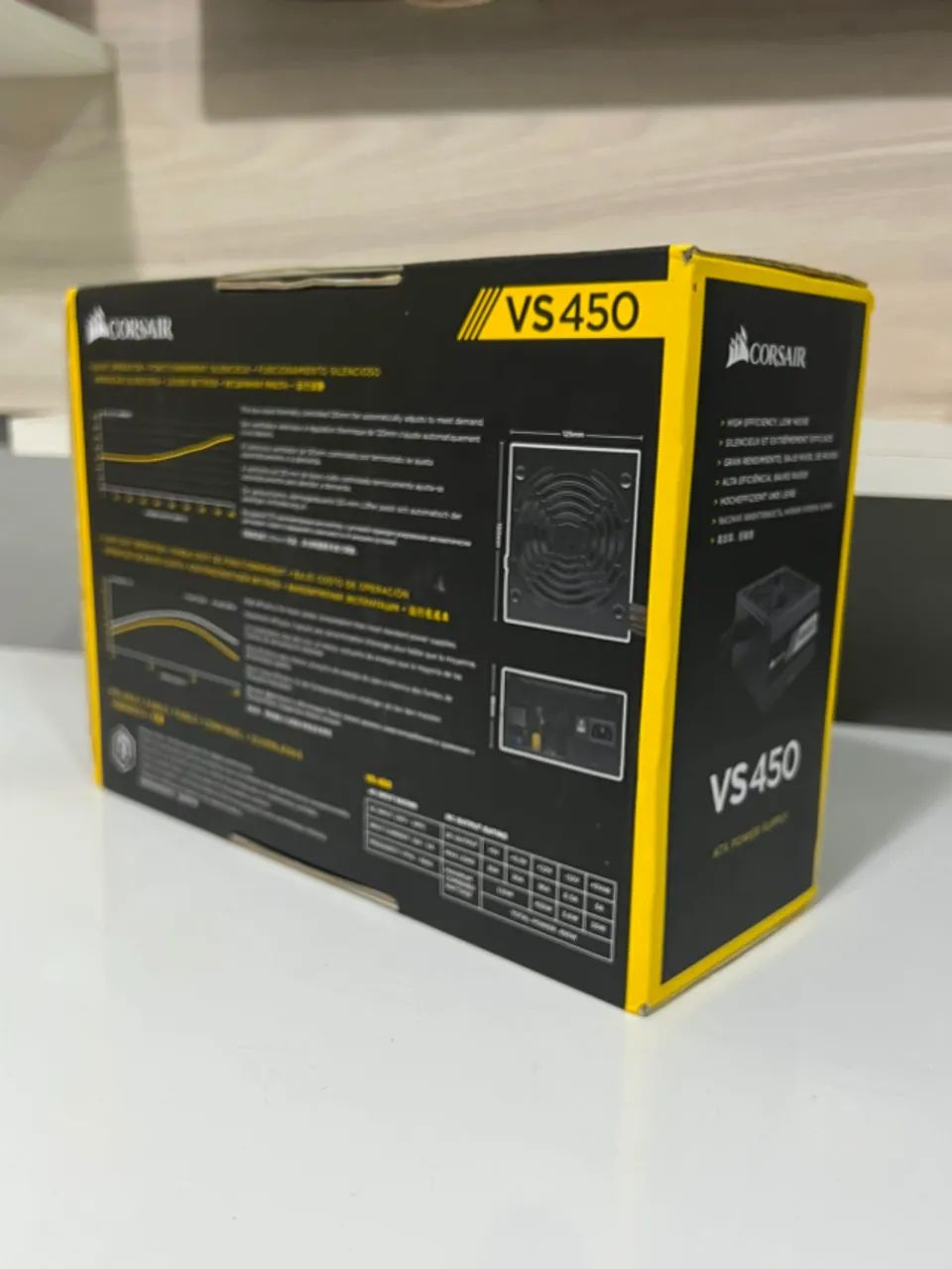 Fonte Corsair 450W 80Plus White - Foto 3