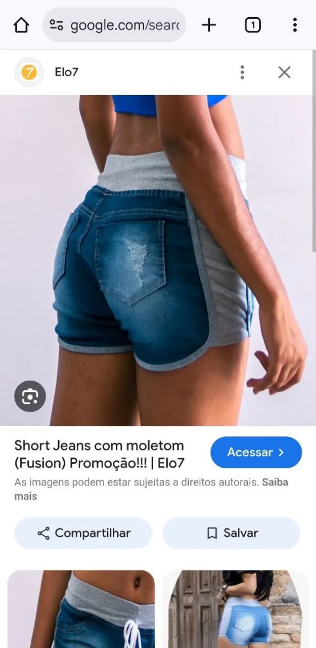 Short feminino 