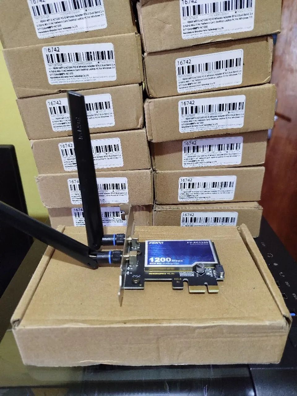 Placa wireless 5G e bluetooth Nova