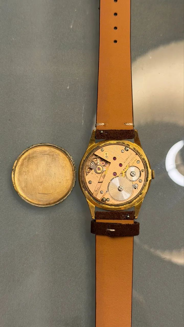 Relógio Omega Seamaster 35mm plaque ouro 18k - Foto 5