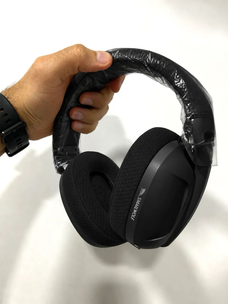 Headset Gamer Sem Fio Smailwolf L80 Tri-Mode com microfone removível Zerado! - Foto 3
