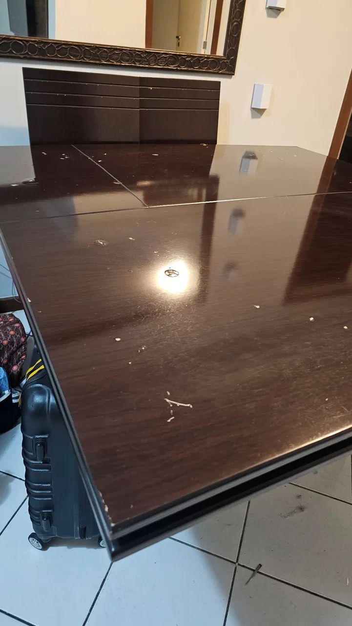 JOGO DE MESA E CADEIRA 8 LUGARES - Foto 2