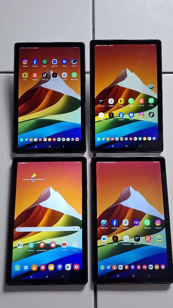 4 Tab A7 Tablet samsung 64gbs 10 polegadas (com detalhe na Tela)