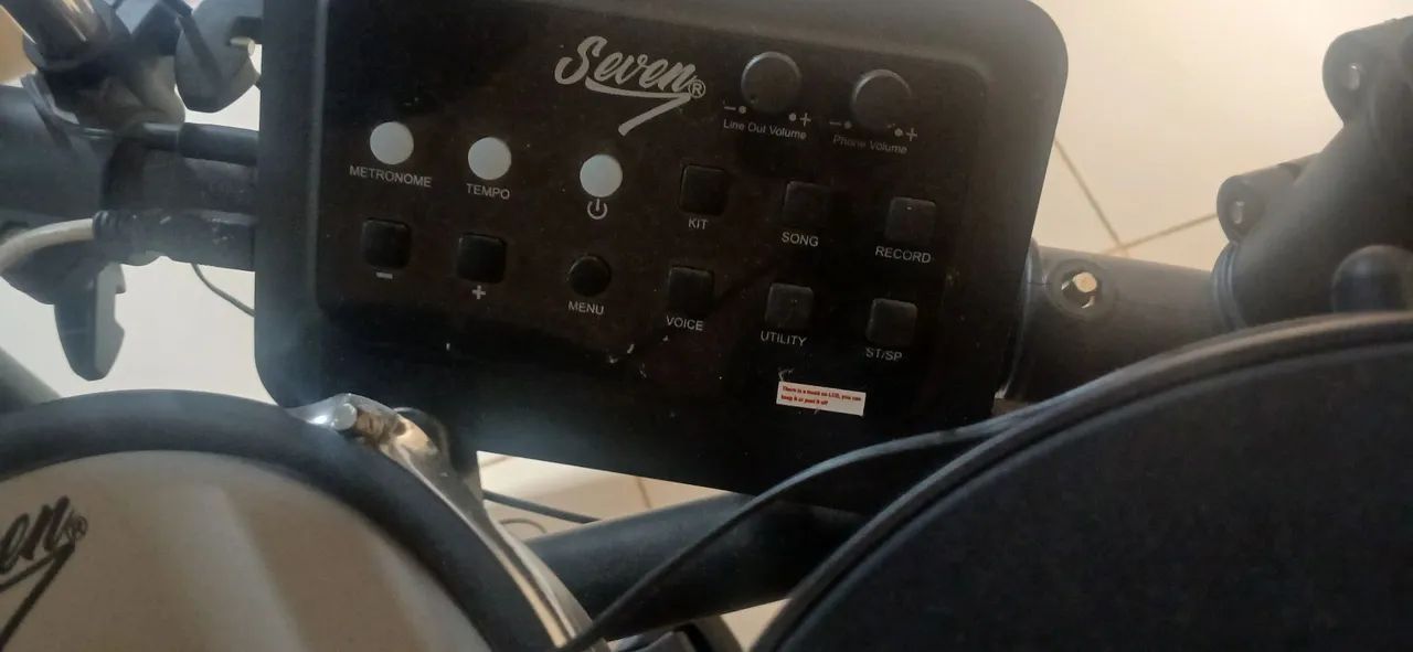 Bateria eletrônica Seven Sd-7000 - Foto 2