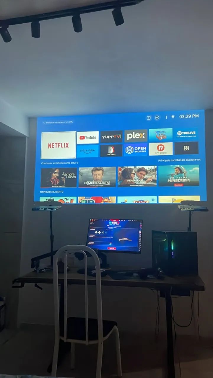 PROJETOR 8K NETFLIX INTEGRADA - Foto 5