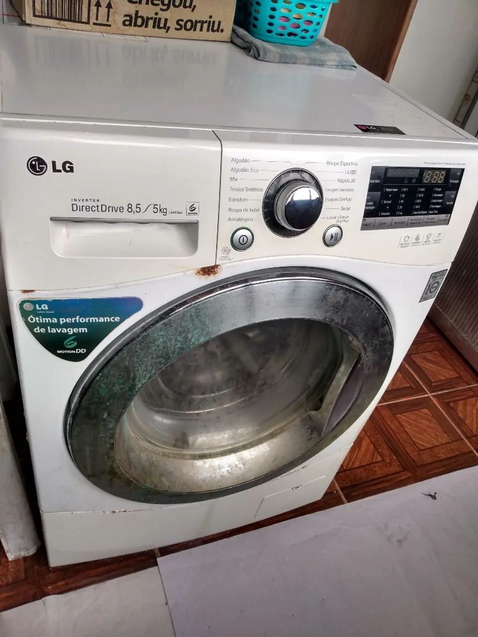 Máquina Lava e Seca LG 8,5kg funcionando (precisa de reparos leves) LER DESCRIÇÃO!!! - Foto 3