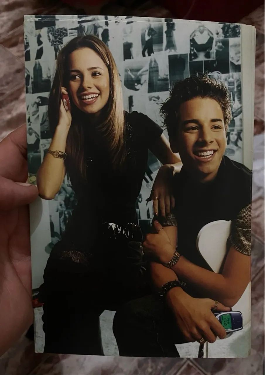 Postal Sandy e Junior Nokia frente e verso 