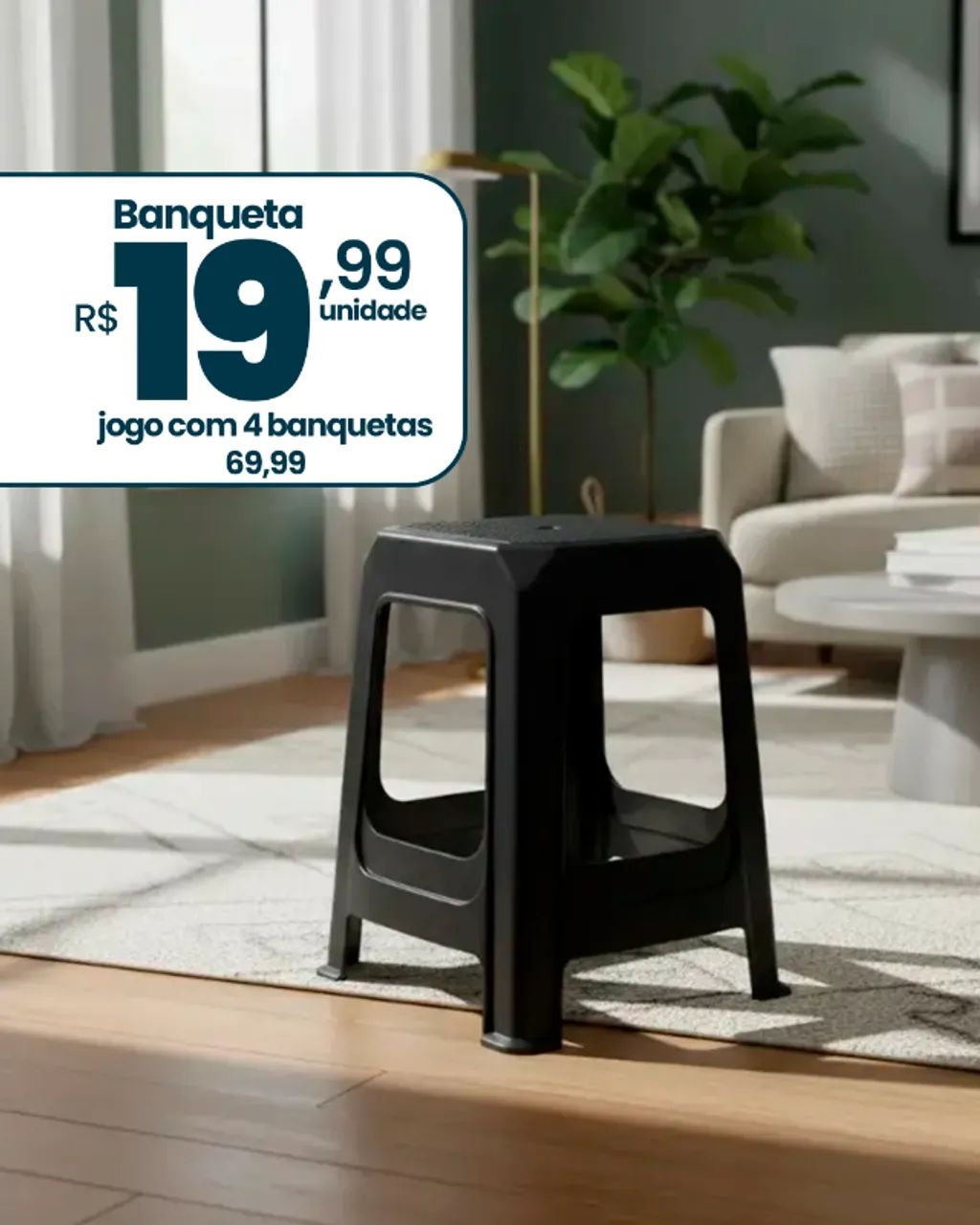 Banqueta Porto Xplast
