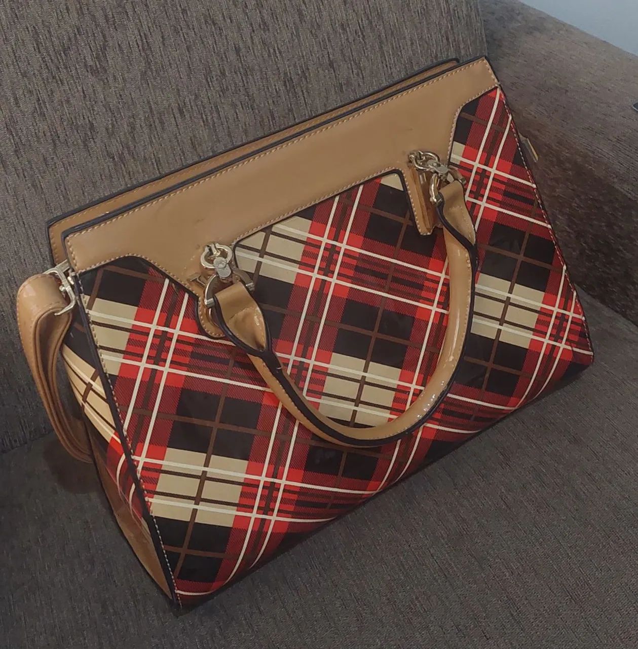 Bolsa Quadriculada 