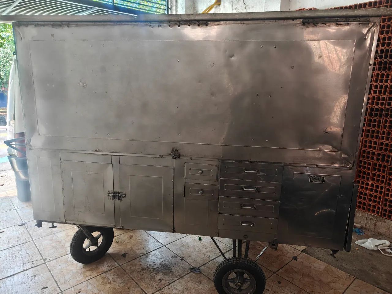 Carro totalmente de inox grande  - Foto 4