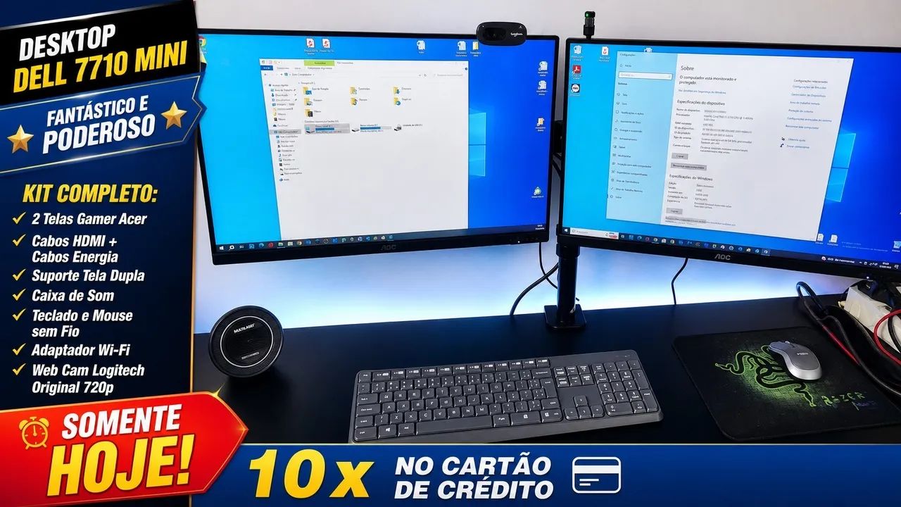 Desktop Dell poderoso 7710 Completo - Foto 2