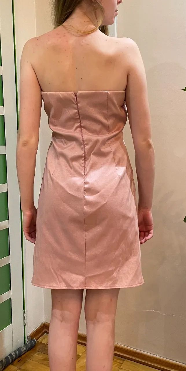 Vestido rosa moda festa - Foto 3