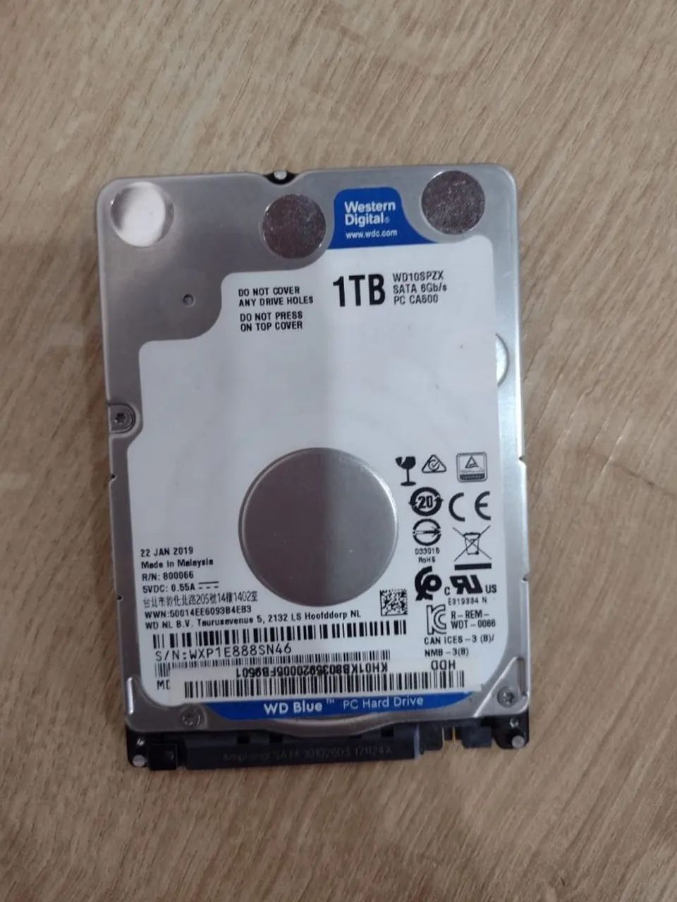 hd western digital 1tb azul