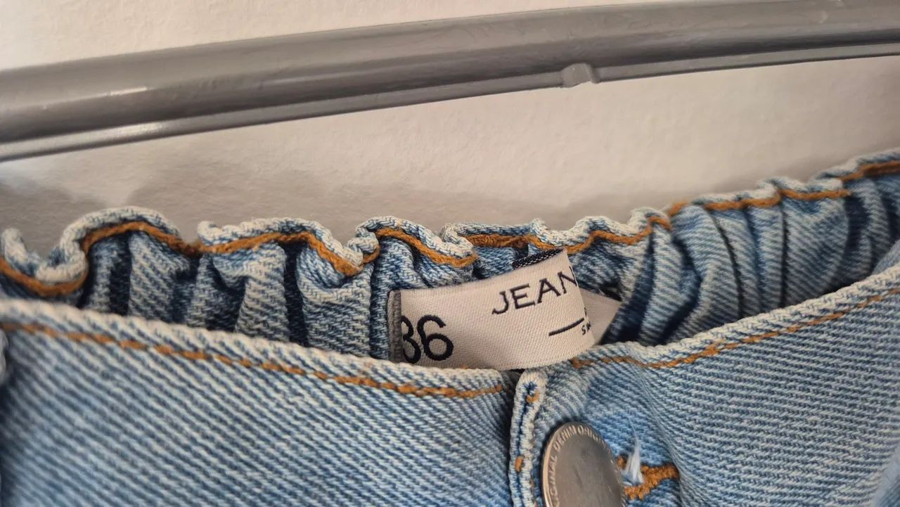 Calça jogger jeans 36 (veste 38 tb) - Foto 3