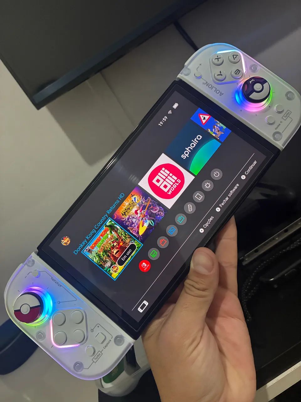 Nintendo switch oled desbloqueado - Consoles de Vídeo Game - São