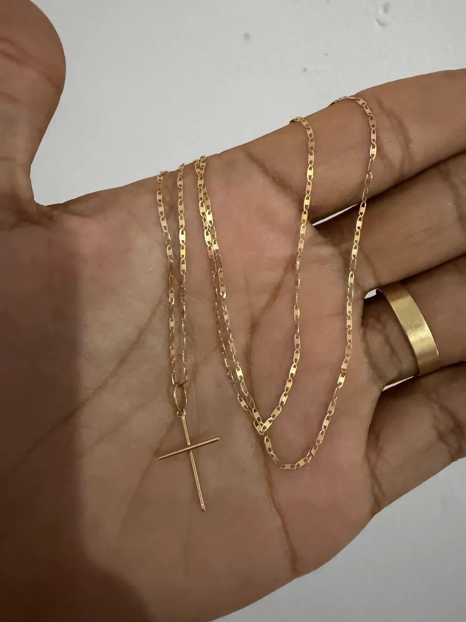 Vendo corrente de ouro piastrine - Foto 2
