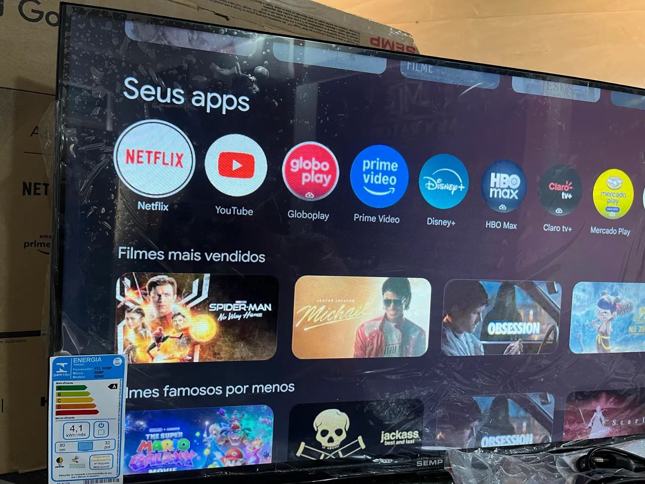 Smart tv 32 polegadas nova na caixa  - Foto 3