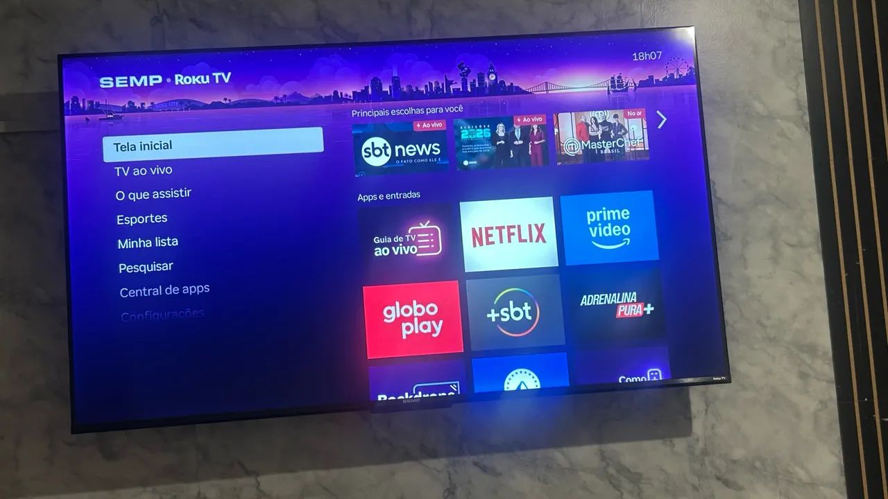 Televisão 50 polegadas