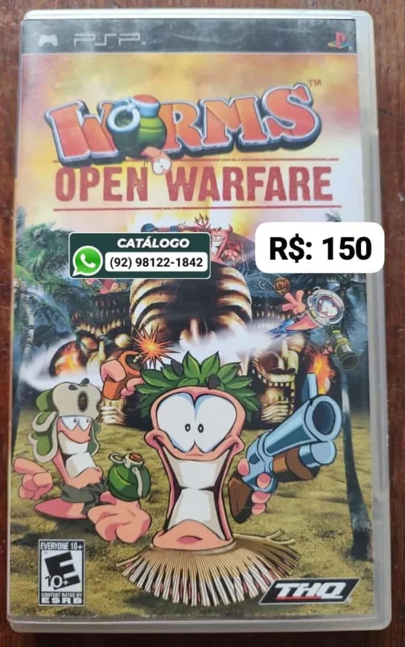 Worms Open Warfare = R$: 150