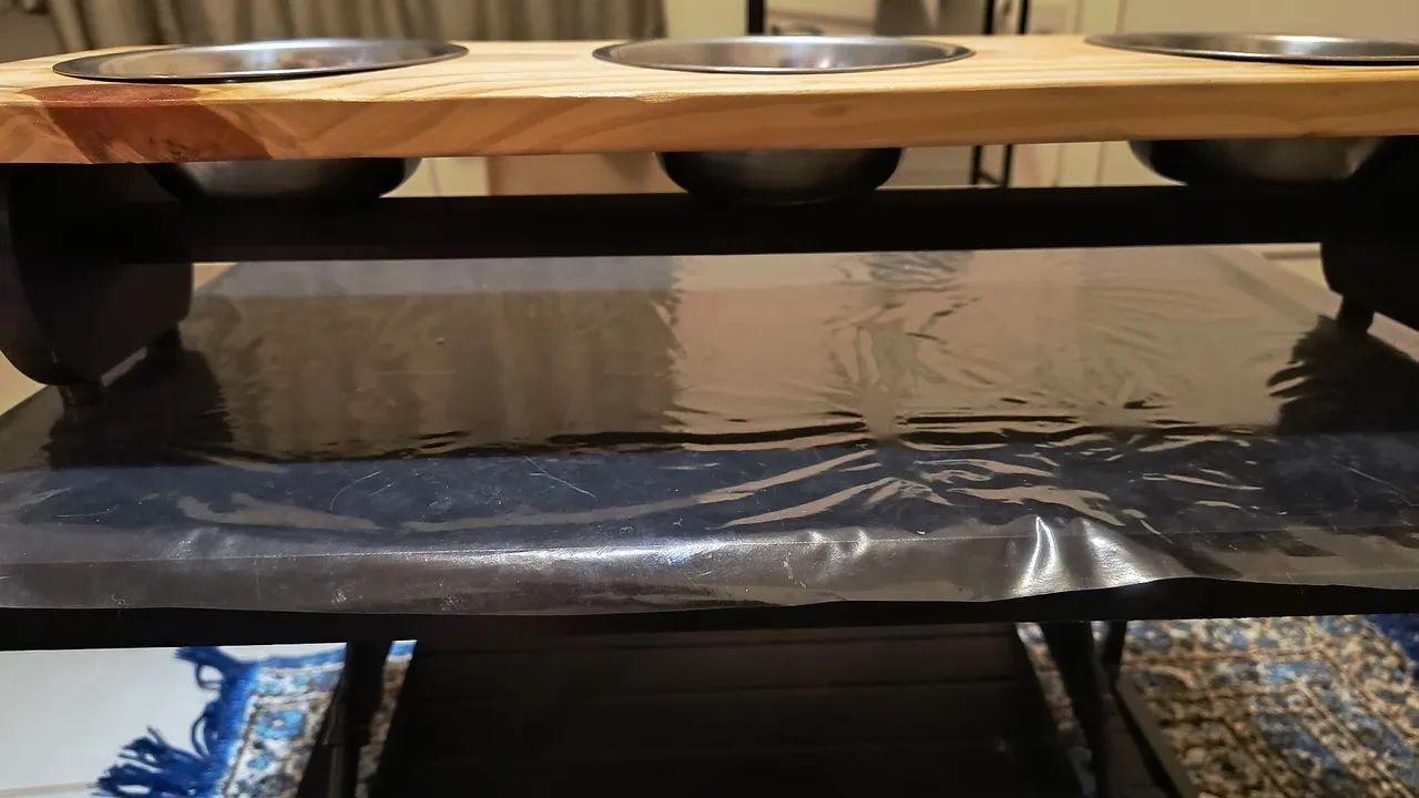 Comedouro triplo para pet - Foto 6