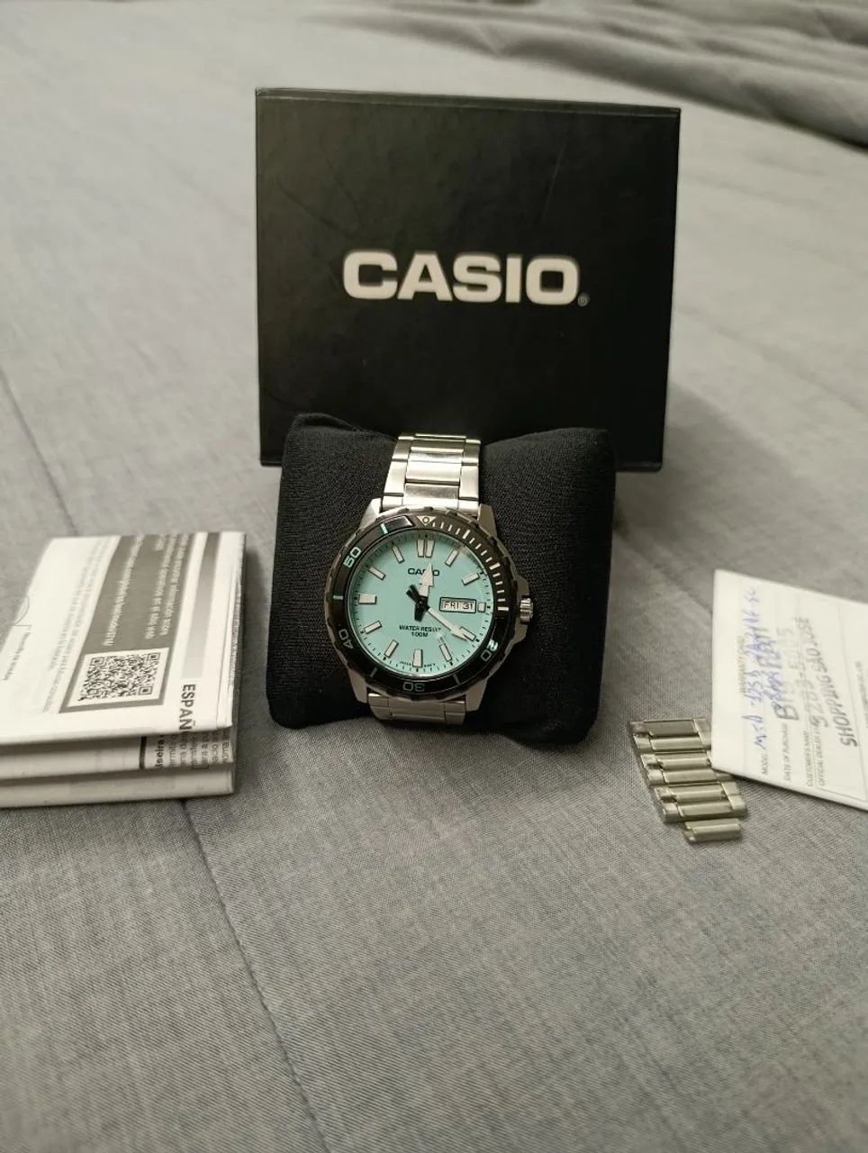 Relógio Casio MTD-125D-2A2VDF - Foto 3