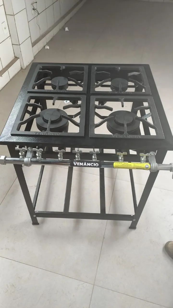 FOGÃO VENANCIO 4 BOCAS 30X30 NOVO