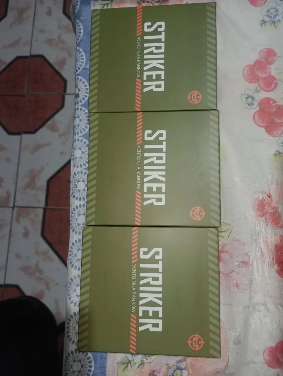 Kit 3 Ventoinha 120 mm com RGB led produto novo 