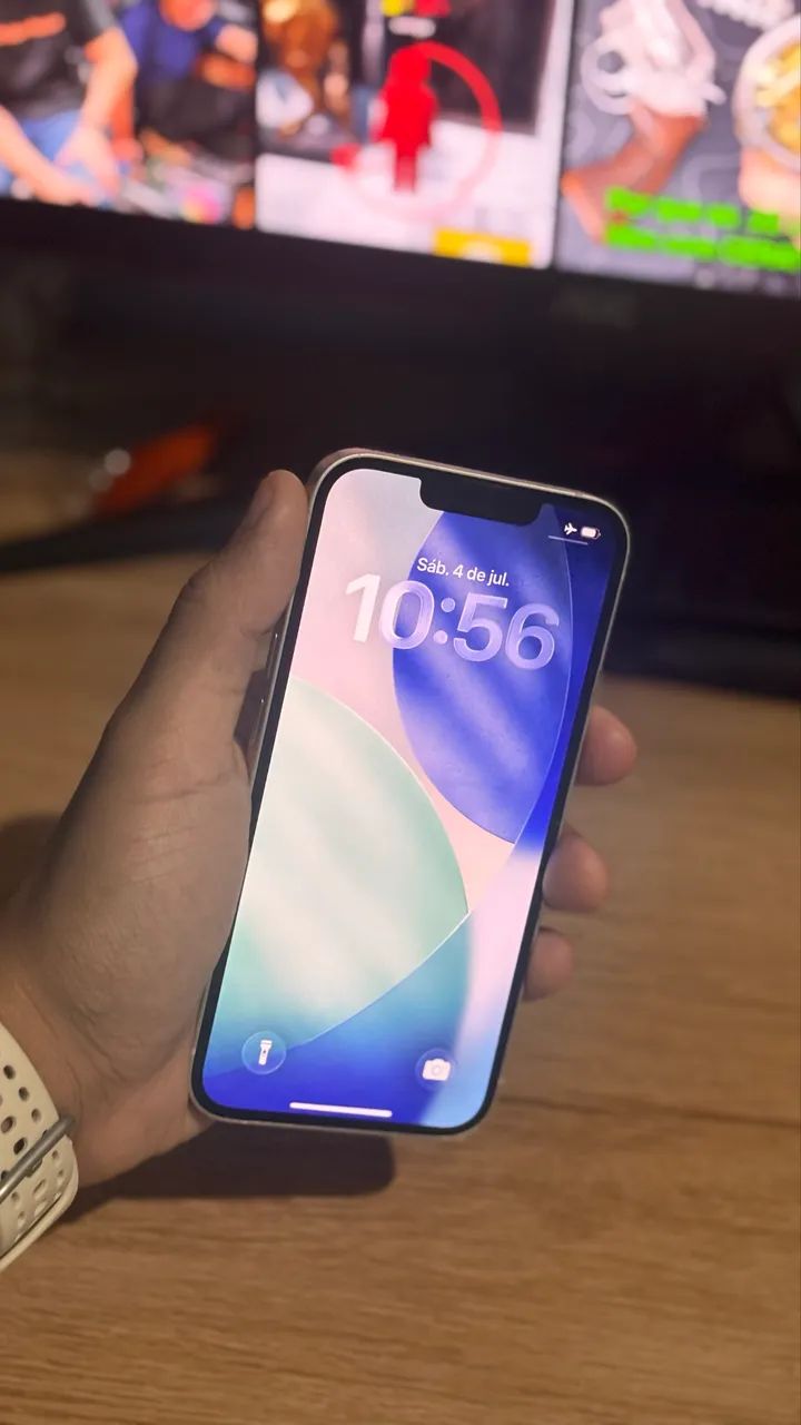 iPhone 13 branco impecável - Foto 3